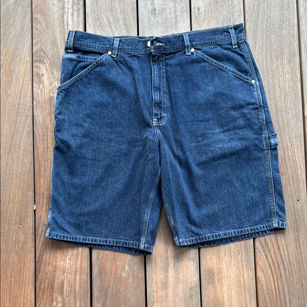 Calvin Klein Jeans Blue Jean Shorts Medium Blue Wash